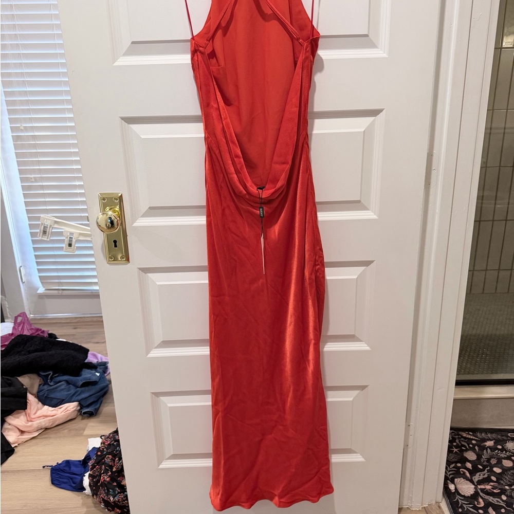 NWT Bardot Mila Cowl Slip Dress in Fire Red - Picture 5 of 8
